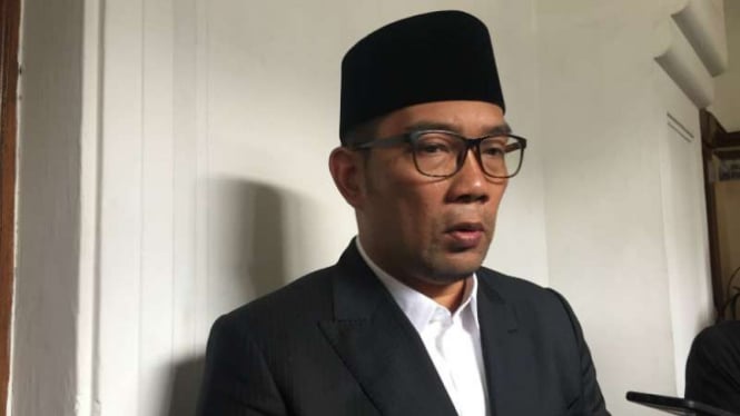 Gubernur Jawa Barat Ridwan Kamil di Bandung pada Rabu, 31 Oktober 2018.