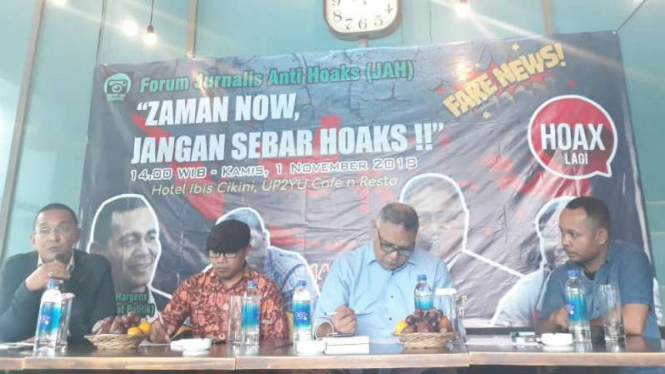 Diskusi publik bertema 'Zam Now, Jangan Sebar Hoax' 