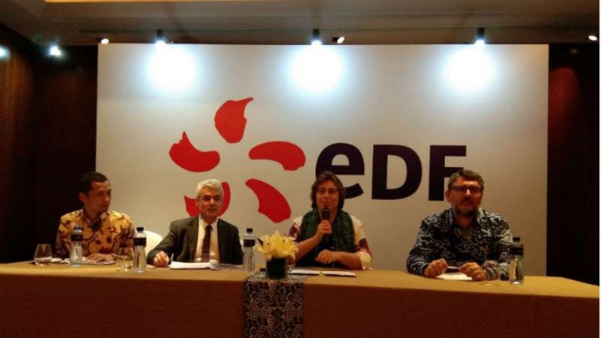 Direktur Internasional EDF, Marianne Laigneau (kedua dari kiri) 