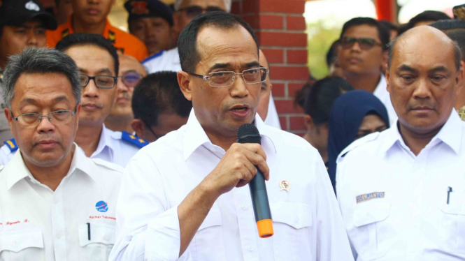 Menteri Perhubungan Budi Karya Sumardi.