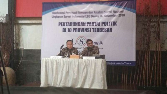 Peneliti Lingkaran Survei Indonesia (LSI) Adjie Alfaraby