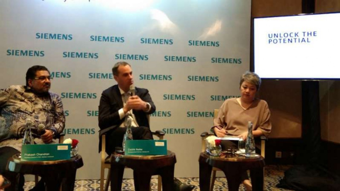 Presiden Direktur dan CEO PT Siemens Indonesia, Prakash Chandran. 