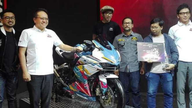 Honda CBR250 RR modifikasi di Indonesia Motorcycle Show 2018