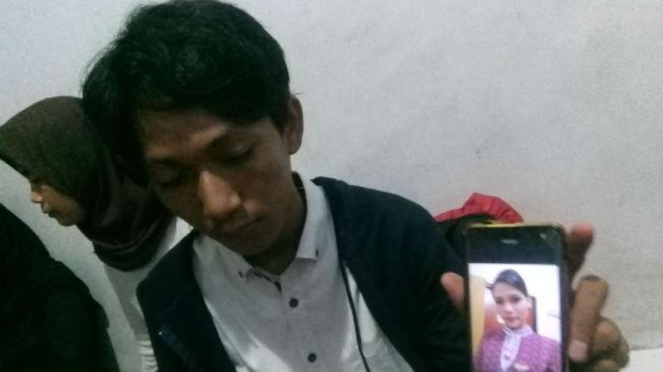 Binsar, pacar Endang Sri Bagusmita, pramugari Lion Air yang tewas.