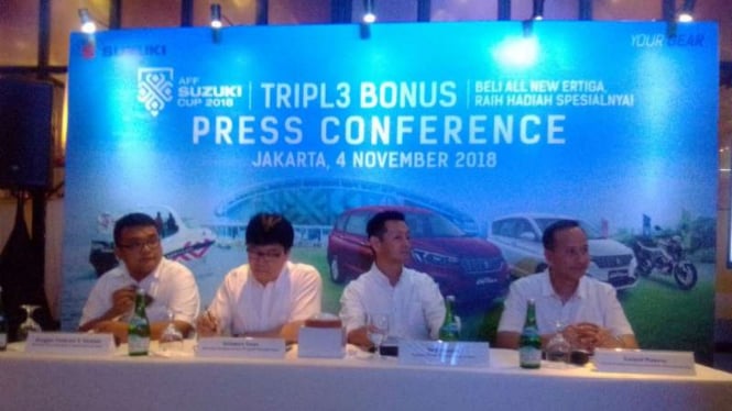 Konferensi pers Suzuki jelang Piala AFF 2018