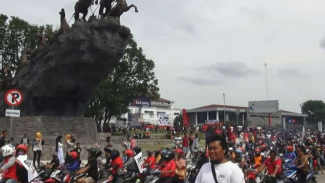 Ribuan warga Boyolali turun ke jalan buntut ucapan capres Prabowo Subiant.o