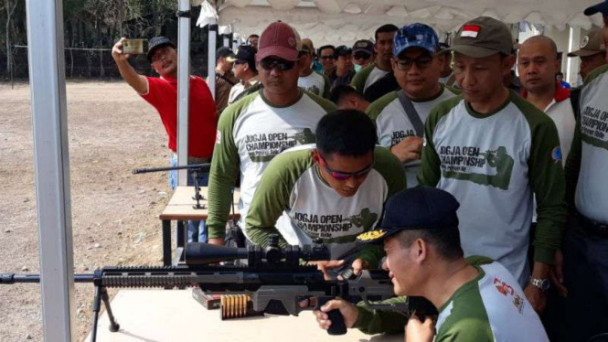 Kejuaraan menembak di Yogyakarta.