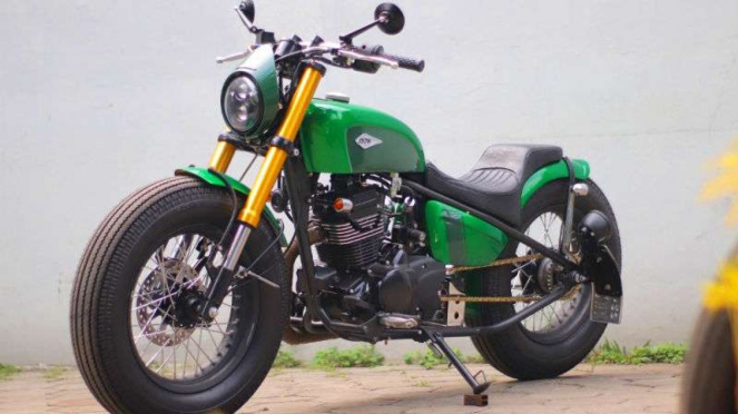 Motor custom Kawasaki W175 milik Presiden Jokowi