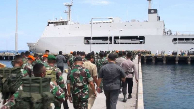 Ratusan personel TNI di Lombok ditarik ke satuan masing-masing 