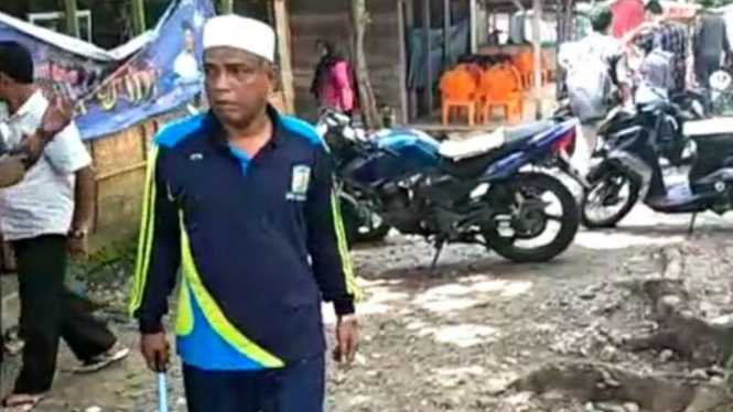 Wakil Bupati Aceh Besar, Husaini  A. Wahab melakukan sidak.