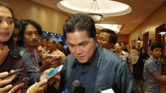 Ketua Tim Kampanye Nasional Joko Widodo-Ma'ruf Amin, Erick Thohir.