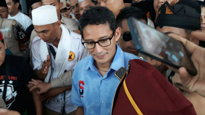 Cawapres nomor urut 02 Sandiaga Uno