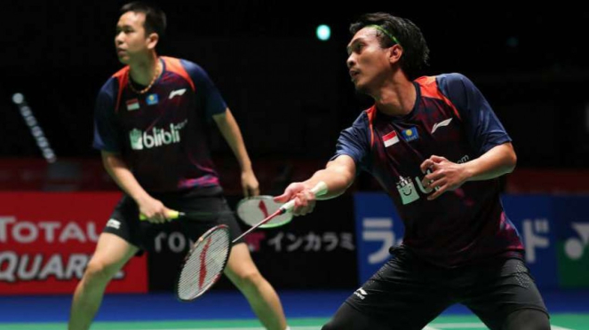 Ganda putra Indonesia, Mohammad Ahsan/Hendra Setiawan.