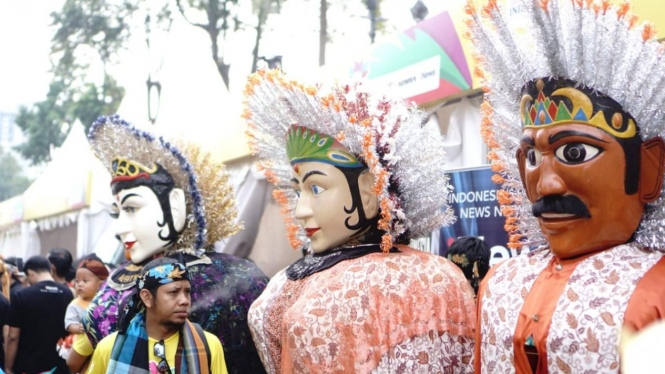 Ondel-ondel Betawi di Festival Pesona Lokal