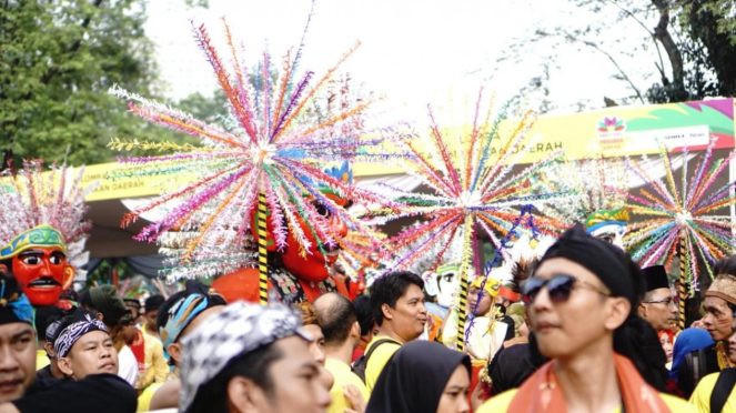Ondel-ondel Betawi di Festival Pesona Lokal