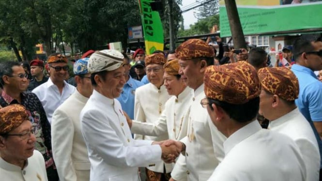 Presiden Jokowi di acara Paguyuban Pasundan