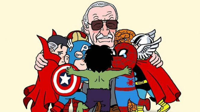 Meme duka cita meninggalnya Stan Lee