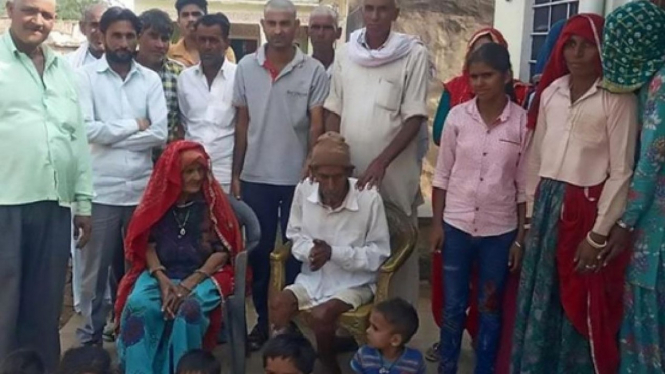 Pria tua asal India yang kembali hidup bersama keluarganya