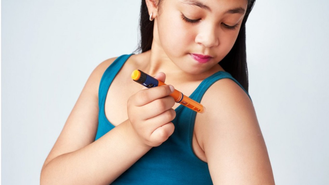 Diabetes tipe 1 cenderung muncul saat anak-anak atau remaja. Terkait dengan faktor keturunan atau dipicu infeksi virus. -Getty Images