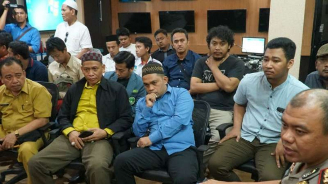 Pertemuan polisi  Bogor soal acara Khilafah.