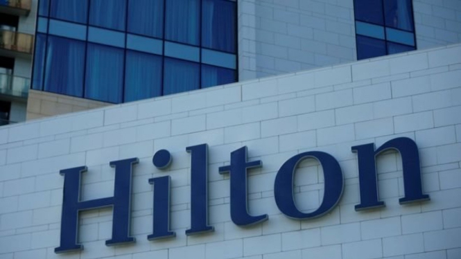 Hotel Hilton dikritik pemerintah Jepang karena menolak tamu berdasarkan pertimbangan kewarganegaraan. - Reuters