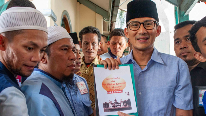 Calon Wakil Presiden nomor urut 02, Sandiaga Uno