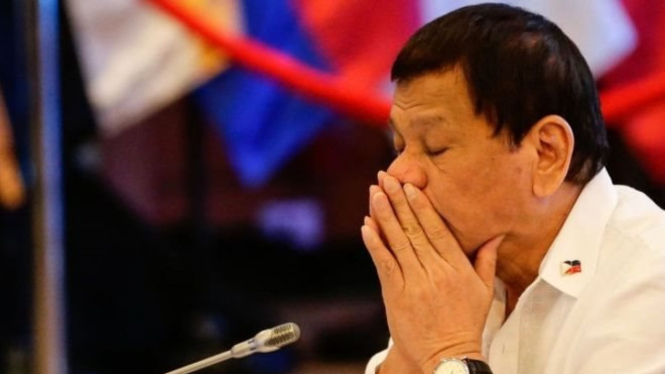 Rodrigo Duterte sebelumnya mengaku lelah menjalani tugas sebagai presiden Filipina dan siap mundur dari jabatan. - Getty Images