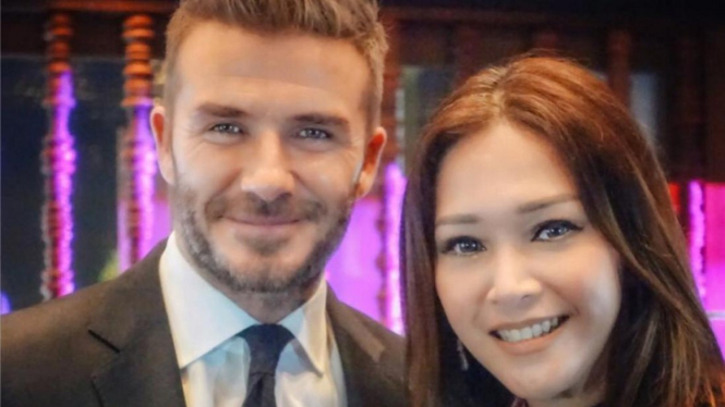 David Beckham dan Maia Estianty
