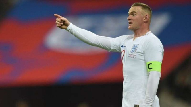 Wayne Rooney dalam laga terakhir bersama Timnas Inggris melawan Amerika Serikat