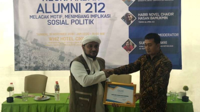 Juru Bicara Persaudaraan Alumni 212, Habib Novel Chaidir Bamukmin.
