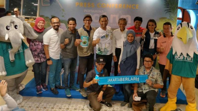 Pertamina kembali menggelar event lari bertajuk Pertamina Eco Run 2018.