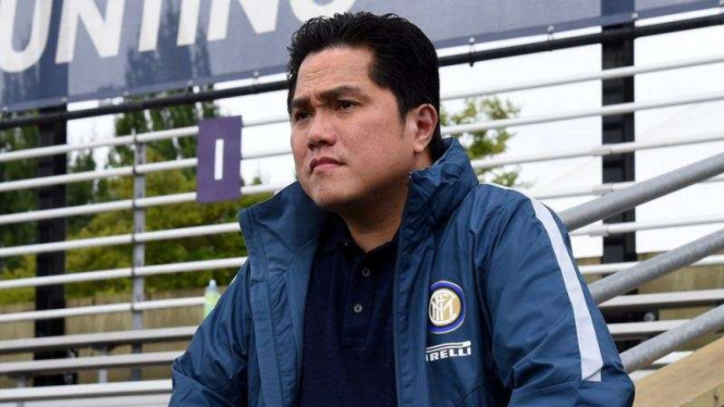 Erick Thohir saat masih menjabat Presiden Inter Milan