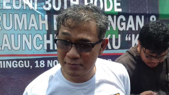 Budiman Sudjatmiko, anggota Tim Kampanye Nasional Jokowi-Ma’ruf, di Yogyakarta, Minggu, 18 November 2018.