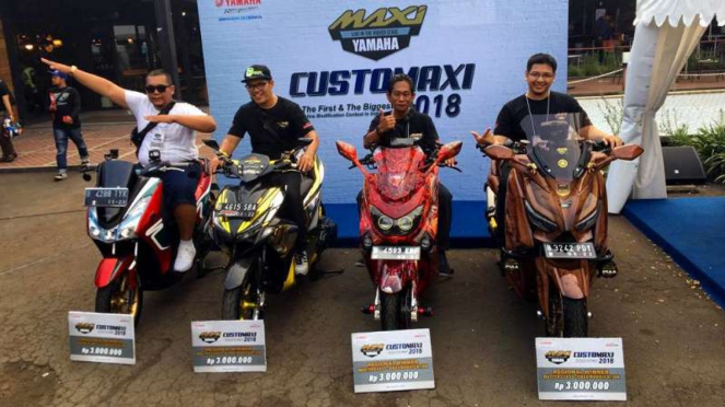 Juara CustoMAXI tahap pertama 2018