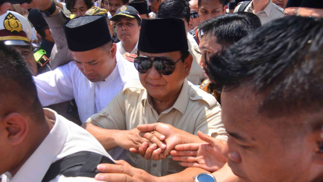 Calon presiden nomor urut 02 Prabowo Subianto 