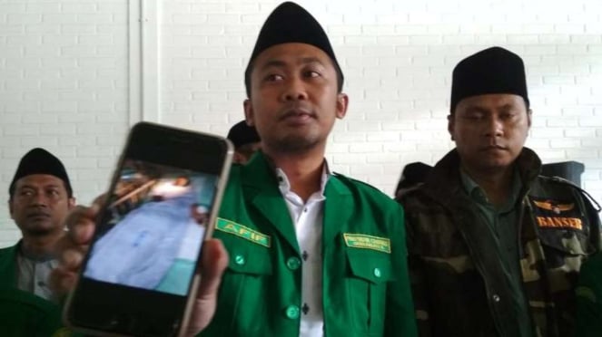 Ketua Ansor Surabaya, Faridz Afif.