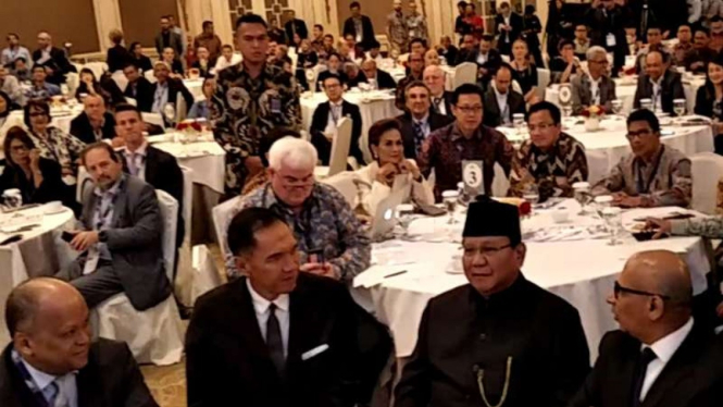 Calon Presiden RI nomor urut 02, Prabowo Subianto.