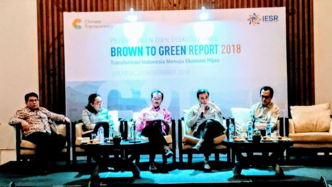 Diskusi Brown to Green Report 2018.