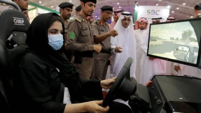 Sejumlah aktivis ditangkap pada bulan Mei lalu ketika Arab Saudi bersiap-siap membebaskan perempuan untuk mengemudi. - EPA