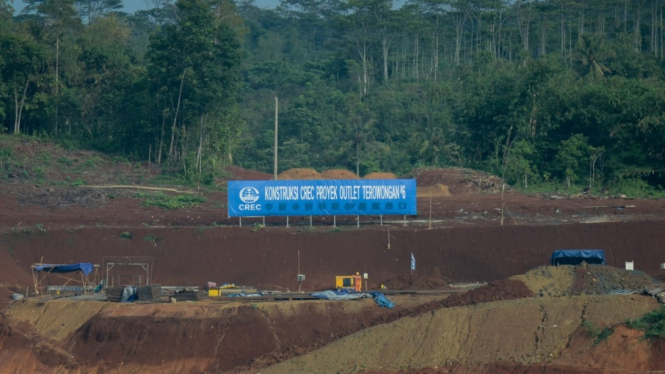 Proyek Pembangunan Terowongan Kereta Cepat Jakarta Bandung