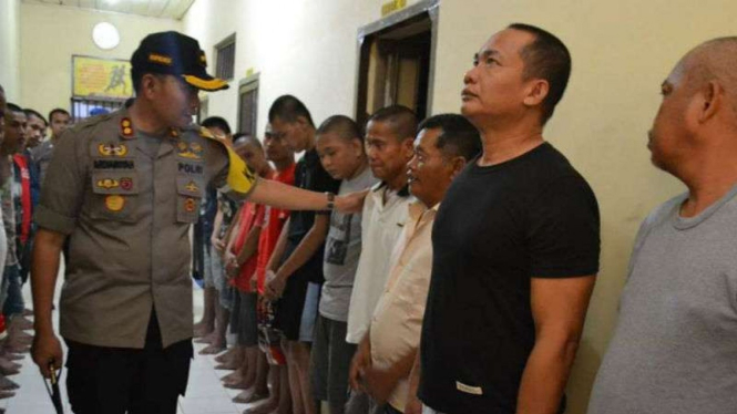 Kepala Kepolisian Resor Kota Palopo AKBP Ardiansyah sidak sel