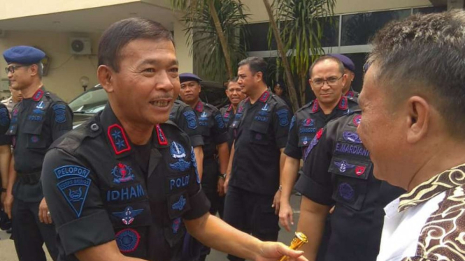 Kapolda Metro Jaya Inspektur Jenderal Polisi Idham Azis.