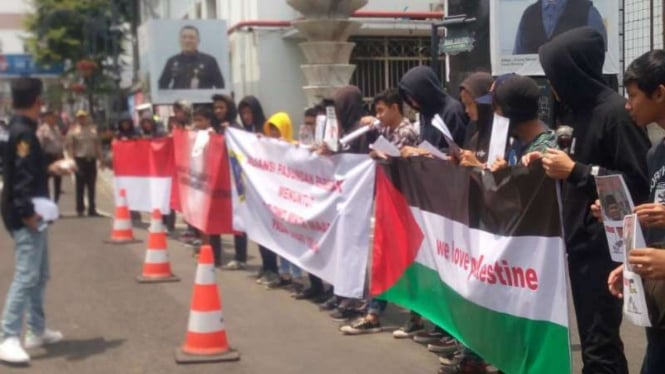 Aksi FPB mendukung Palestina