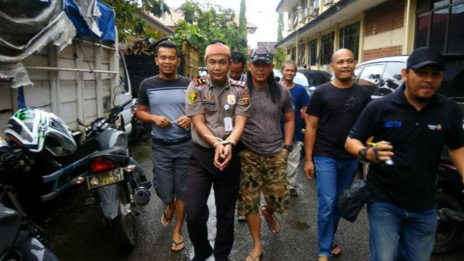 Polisi membekuk polisi gadungan di Sumatera Selatan, Senin, 26 November 2018.