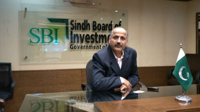 Direktur Sindh Board of Investment (SBI) Abdul Azeem Uqaili