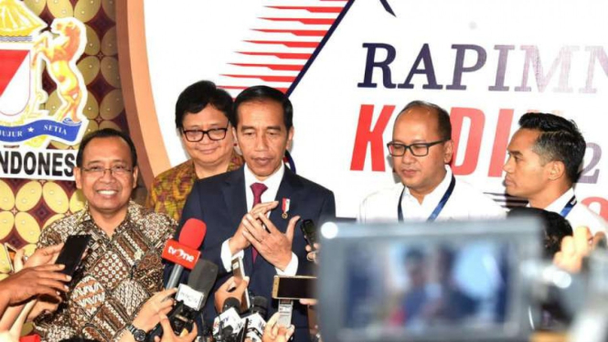 Presiden Jokowi di Rapimnas Kadin 