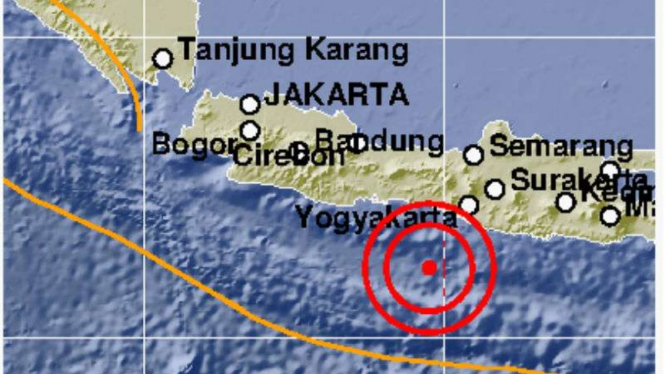 Gempa di barat daya Kulonprogo, Jumat 30 November 2018