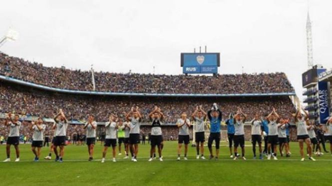 Para pemain Boca Juniors.