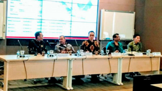 Konferensi pers Bakrie Sumatera Plantations.