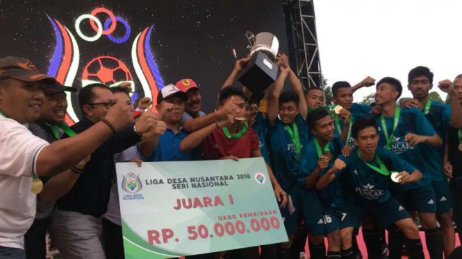 Sulawesi Selatan juara Liga Desa Nusantara.